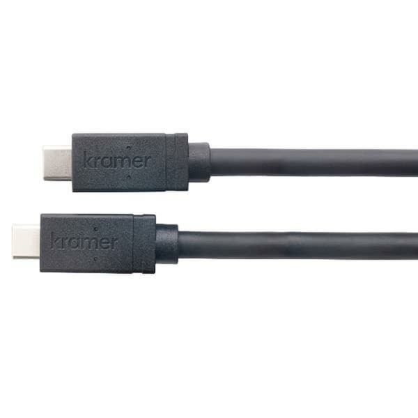 USB-C-kabel Kramer Electronics 96-021910515 Svart 6 m