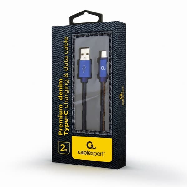 USB A till USB C Kabel GEMBIRD CC-USB2J-AMCM-2M-BL Blå 2 m