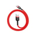 Miniatyrbild 3 av 3: USB A till USB C Kabel Baseus Cafule Röd 24 2 m