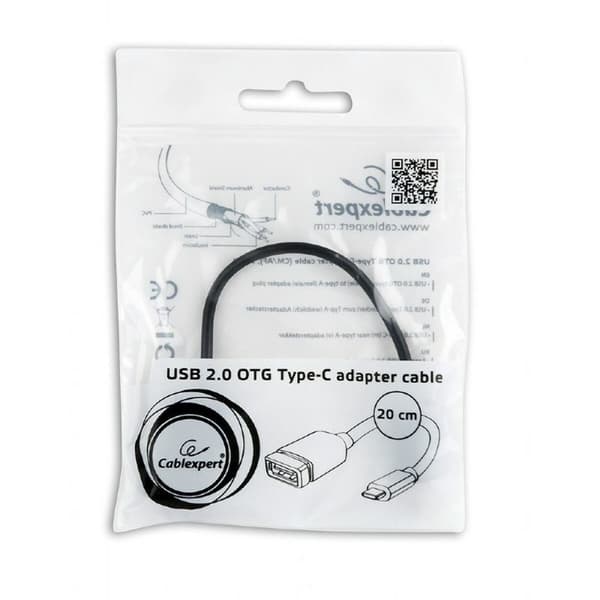 USB C till USB Adapter GEMBIRD A-OTG-CMAF2-01 Svart 20 cm 200 cm