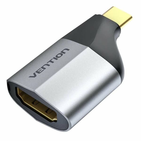 USB 3.1 C till HDMI Adapter Vention TCAH0 Svart, Grå