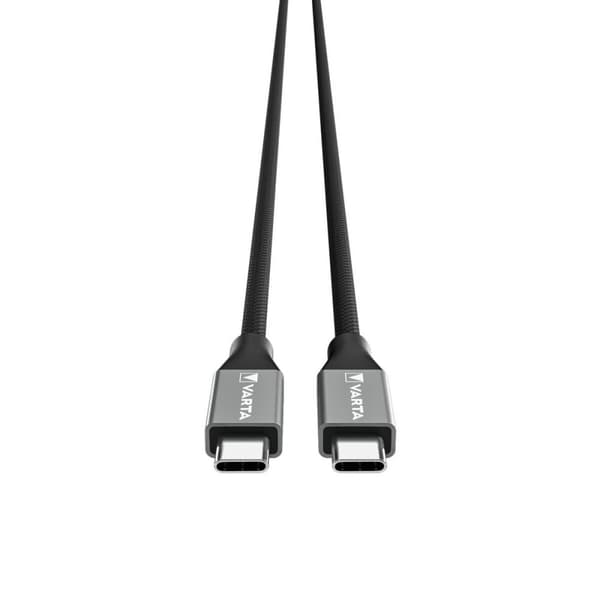 USB-C-kabel Varta 2 m Svart