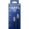 Miniatyrbild 2 av 9: USB-C-kabel Varta 2 m Svart