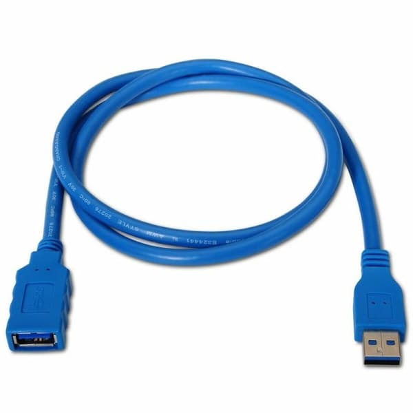 Skarvsladd USB Aisens A105-0045 Blå 1 m (1 antal)