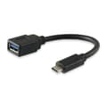 Miniatyrbild 1 av 3: USB-C till USB Adapter Equip 133455 Svart 15 cm