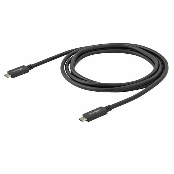 Kabel USB C Startech USB315CC2M (2 m) Sort