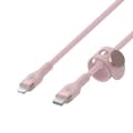 Miniatyrbillede 2 af 3: USB-C til Lightning-kabel Belkin CAA011BT1MPK 1 m Pink