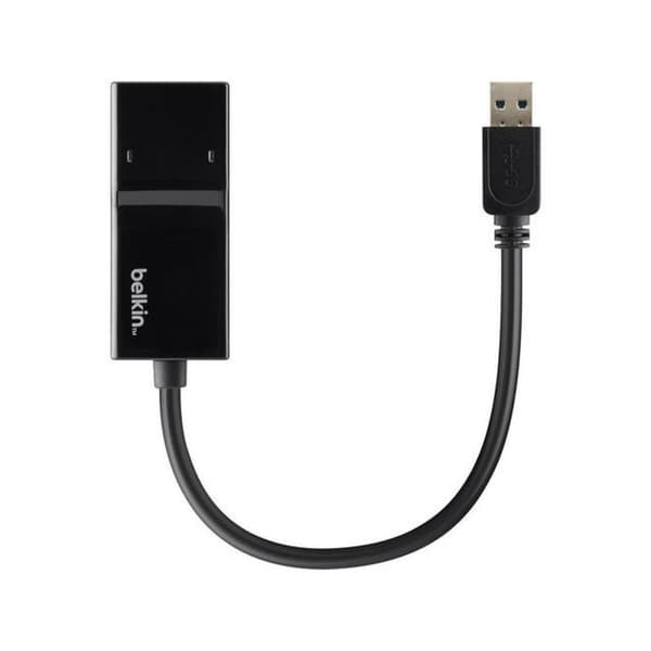USB til ethernet-adapter Belkin B2B048 Sort