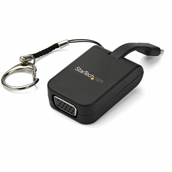 USB C til VGA-adapter Startech CDP2VGAFC            Sort Sort