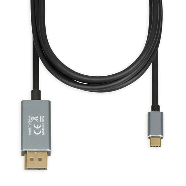 USB C til DisplayPort-adapter Ibox ITVCDP4K Sort 1,8 m