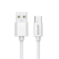 Miniatyrbillede 1 af 4: USB A til USB C-kabel Savio CL-168 Hvid 3 m