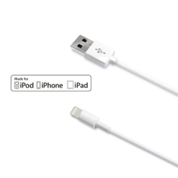 USB til Lightning-kabel Celly USBLIGHT 1 m Hvid