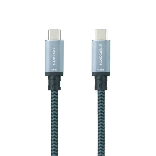 USB-C-kabel NANOCABLE 10.01.4101-L150-COMB Grøn 1,5 m (1 enheder)