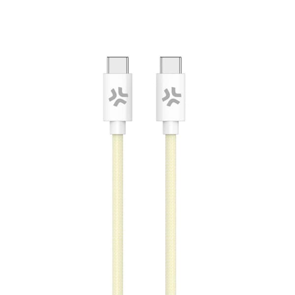 USB-C-kabel Celly USBCUSBCCOTTYL Gul 1,5 m