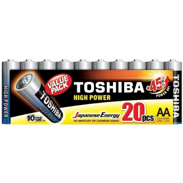 Genopladeligt batteri Toshiba R6ATPACK20 1,5 V