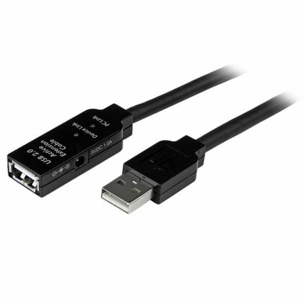 USB-Kabel Startech USB2AAEXT5M          Svart