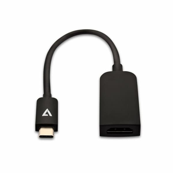 USB-C til HDMI-Adapter V7 V7UCHDMISL-1E Svart