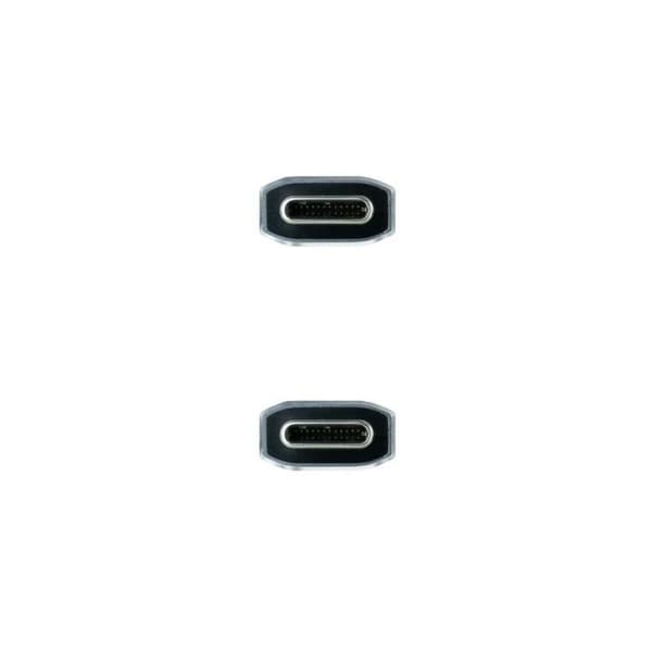 USB-C-Kabel NANOCABLE 10.01.4103-COMB 3 m Svart Svart/Grå (1 enheter)