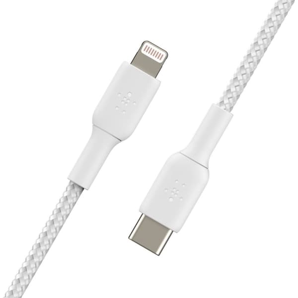 USB-C - Lightning kaapeli Belkin CAA004BT1MWH Valkoinen 1 m