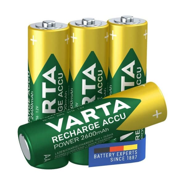 Ladattavat paristot Varta RECHARGE ACCU Power AA 2600 mAh 1,2 V AA (1 osaa)