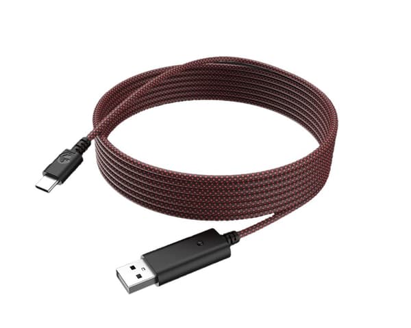 USB-C Gaming opladerkabel 3 Meter - Rød