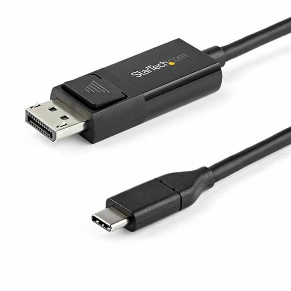 USB C til DisplayPort-adapter Startech CDP2DP2MBD Sort