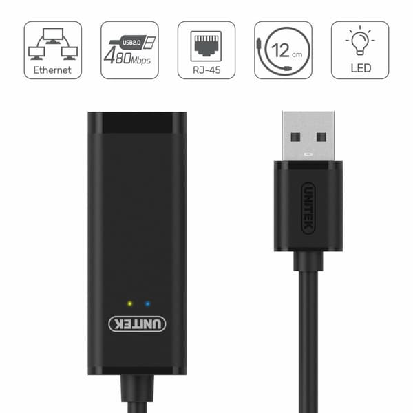 USB til ethernet-adapter Unitek Y-1468