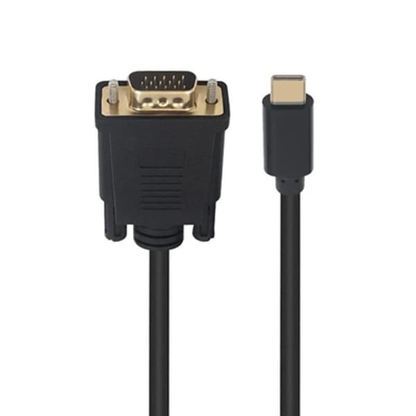 USB-C - VGA Adapteri Ewent Musta 1,8 m