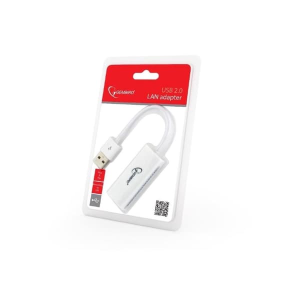 I/o-adapter usb2 til lan rj45/nic-u2-02, Gembird