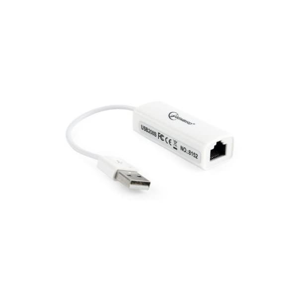 I/o-adapter usb2 til lan rj45/nic-u2-02, Gembird