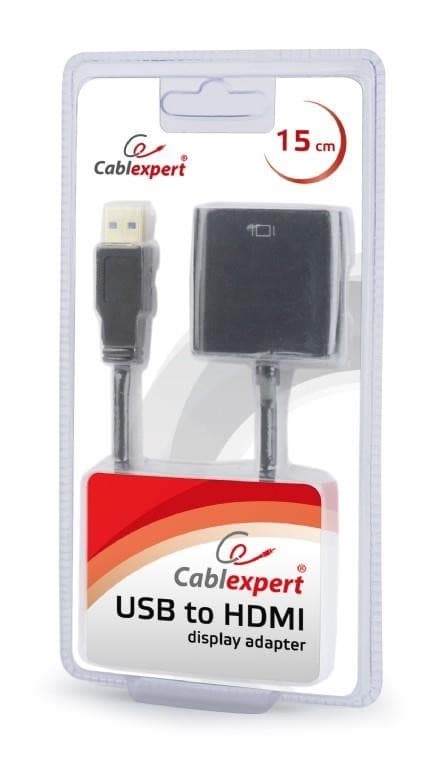 I/O-adapter usb3 til hdmi/a-usb3-hdmi-02, Gembird