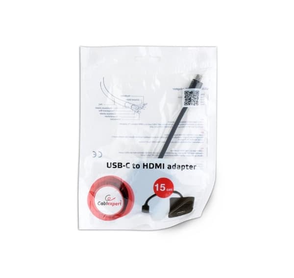 I/o-adapter usb-c til hdmi/a-cm-hdmif-01, Gembird
