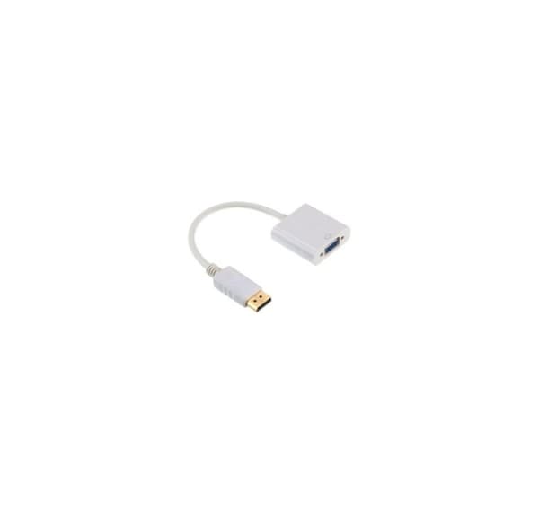 I/o adapter displayp. Til vga/white a-dpm-vgaf-02-w, Gembird