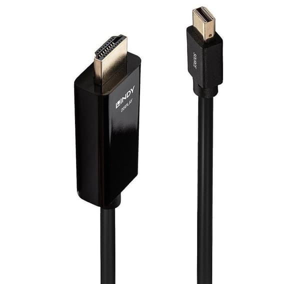 Kabel mini dp til hdmi 3m/36928, Lindy