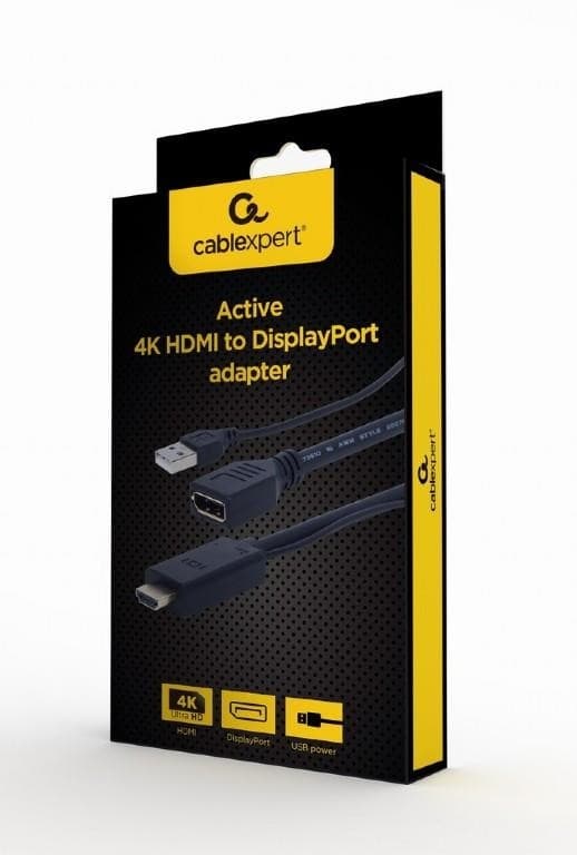 I/O-adapter hdmi til dp/black a-hdmim-dpf-01, Gembird