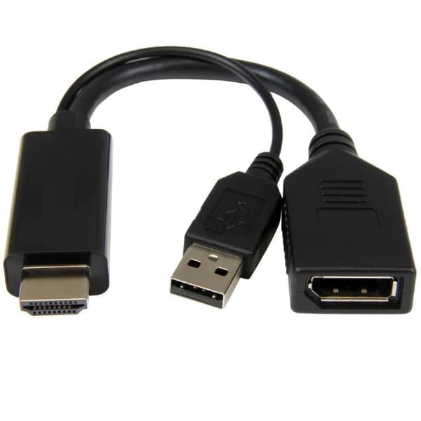 I/O-adapter hdmi til dp/black a-hdmim-dpf-01, Gembird