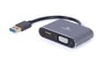 Miniatyrbilde 1 av 2: I/O-adapter usb3 til hdmi/vga/grå a-usb3-hdmivga-01, Gembird