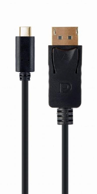 Kabel usb-c til dp 2m/a-cm-dpm-01, Gembird Sort
