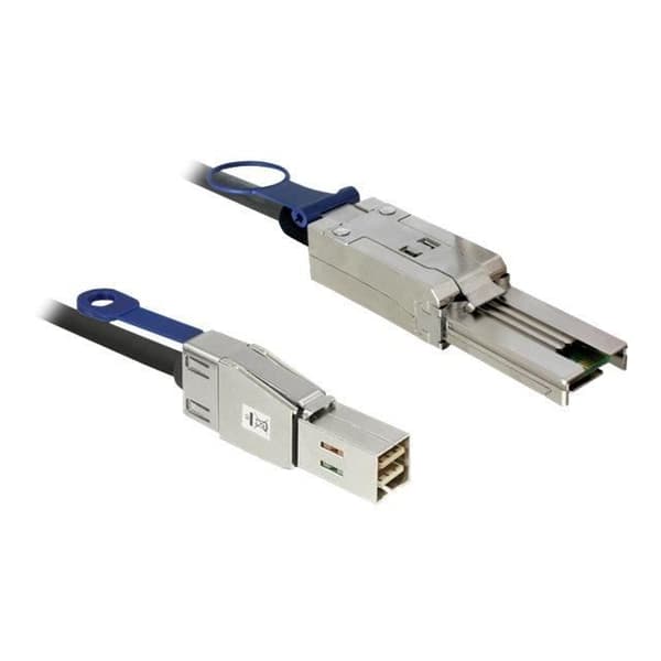 DeLOCK SAS extern kabel 6Gbit-s 4 SAS skärmad mini flerkanalig 26 stift (SFF-8088) (M) för 4 skärmad mini multikanal 36â€ ¦