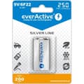 Miniatyrbillede 1 af 2: Genopladelige batterier EverActive EVHRL22-250 6F22 200 mAh 9 V