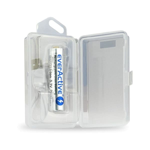 Genopladelige batterier EverActive EV18650-26M 3,7 V