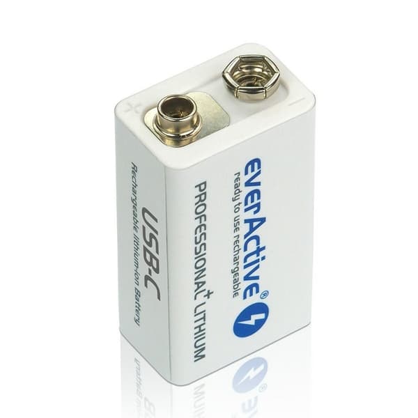 Genopladelige batterier EverActive EVHR22-550C 9 V
