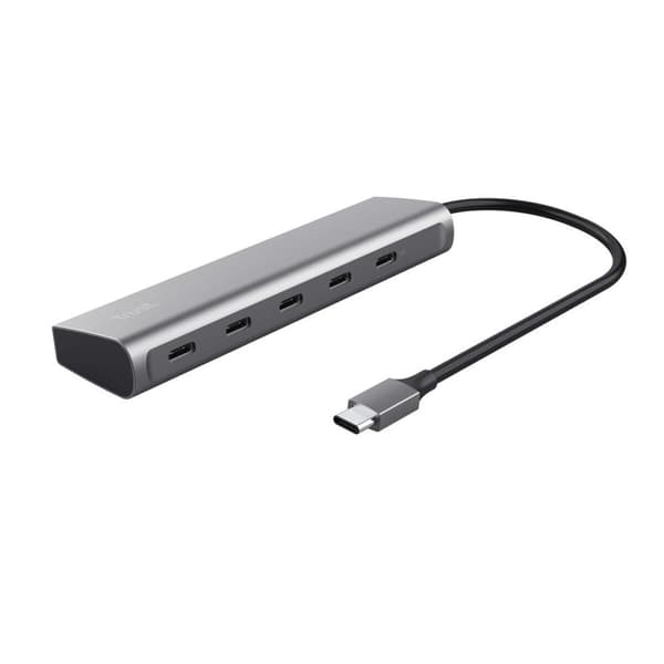 USB Hub Trust 25136 Sølvfarvet 10 cm (1 enheder)