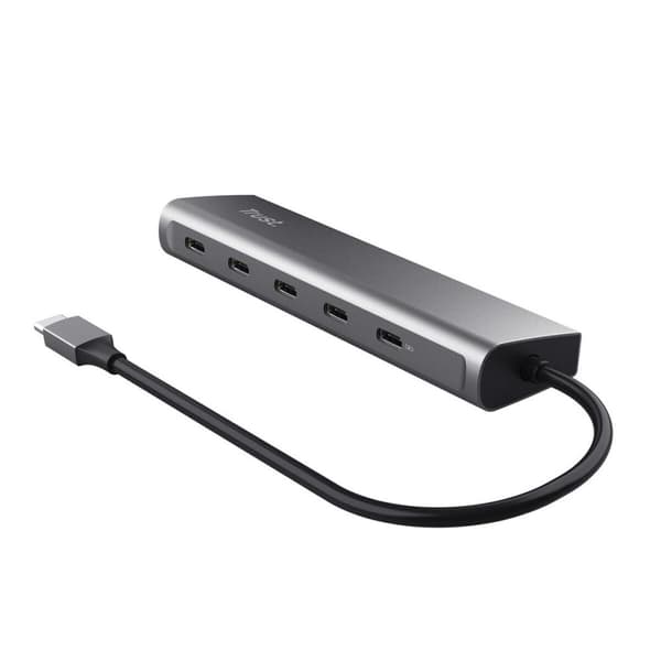 USB Hub Trust 25136 Sølvfarvet 10 cm (1 enheder)