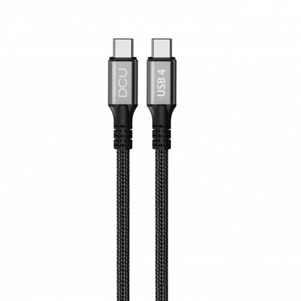 USB-C til USB-C Kabel DCU 240W/40G Svart