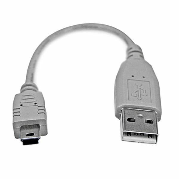 USB 2.0 A till Mini USB B Kabel Startech USB2HABM6IN          Grå