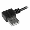 Miniatyrbild 2 av 3: USB-kabel till mikro-USB Startech USB2AUB2RA1M         Svart