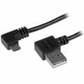 Miniatyrbild 1 av 3: USB-kabel till mikro-USB Startech USB2AUB2RA1M         Svart