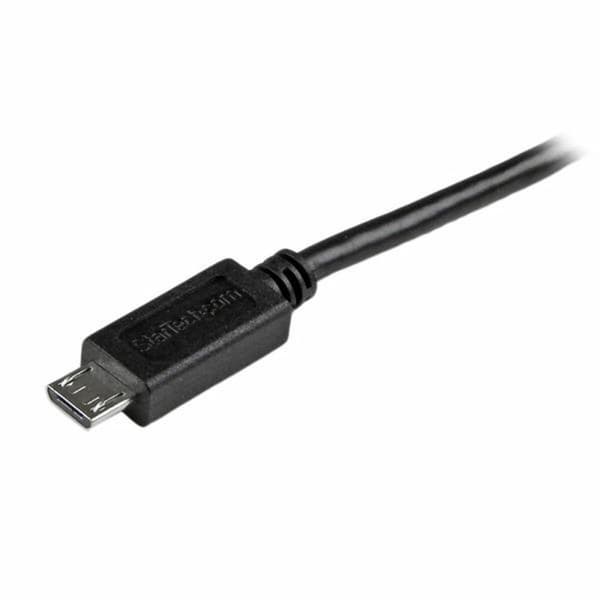 USB-kabel till mikro-USB Startech USBAUB2MBK Svart