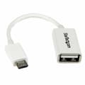 Miniatyrbild 1 av 3: Kabel Micro-USB till USB Startech UUSBOTGW             Vit